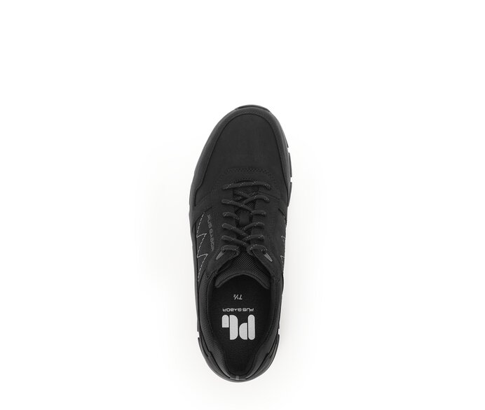 Pius Gabor Herren Sneaker Low Schwarz - Materialmix Leder/Textil