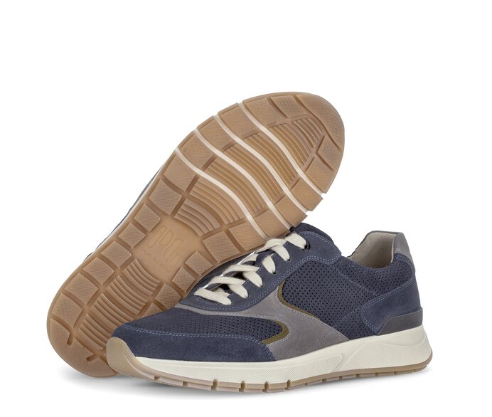 Pius Gabor Herren Sneaker Low Blau - Rauleder