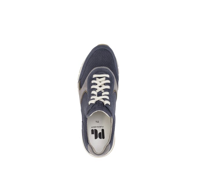 Pius Gabor Herren Sneaker Low Blau - Rauleder