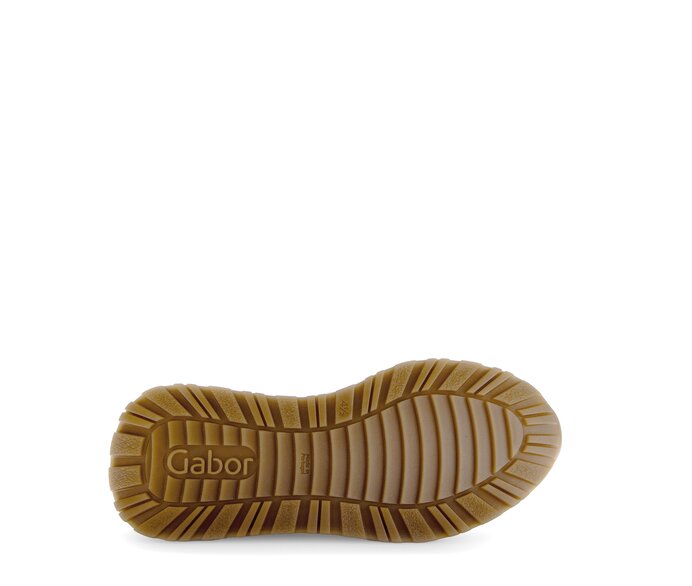 Gabor Damen  Sneaker Low Beige - Materialmix Leder