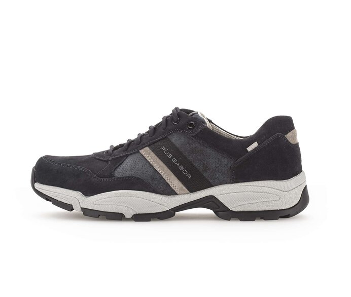 Pius Gabor Herren Sneaker Low Blau - Materialmix Leder/Lederimitat