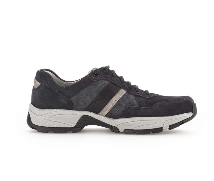 Pius Gabor Herren Sneaker Low Blau - Materialmix Leder/Lederimitat