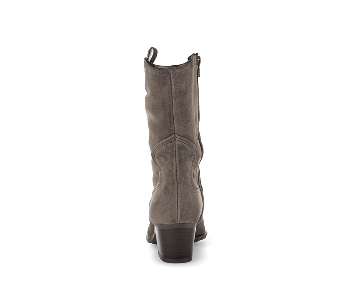 Gabor Damen  Cowboy Boots Braun - Materialmix Leder
