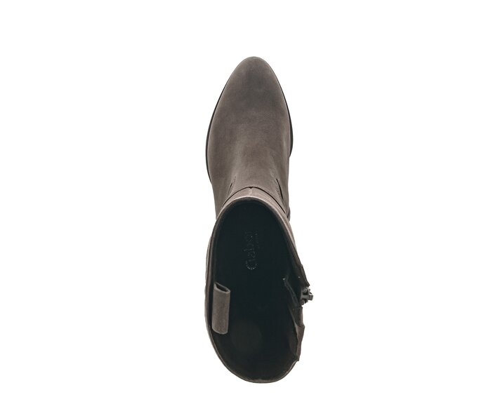 Gabor Damen  Cowboy Boots Braun - Materialmix Leder