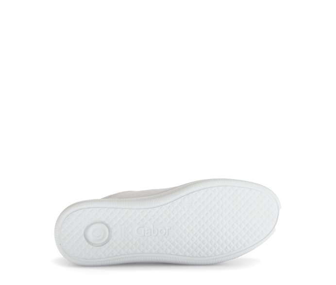Gabor Damen  Sneaker Low Weiß - Effektleder