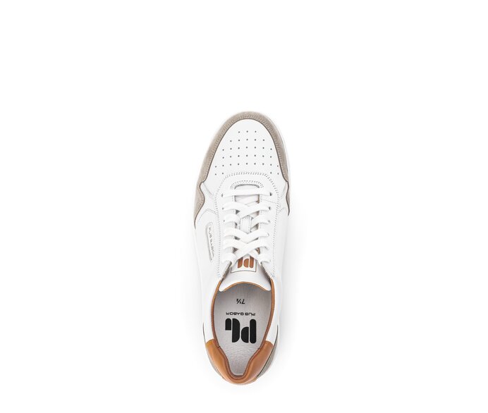 Pius Gabor Herren Sneaker Low Weiß - Glattleder
