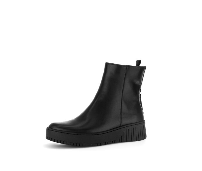 Gabor Damen  Winterstiefelette Schwarz - Glattleder