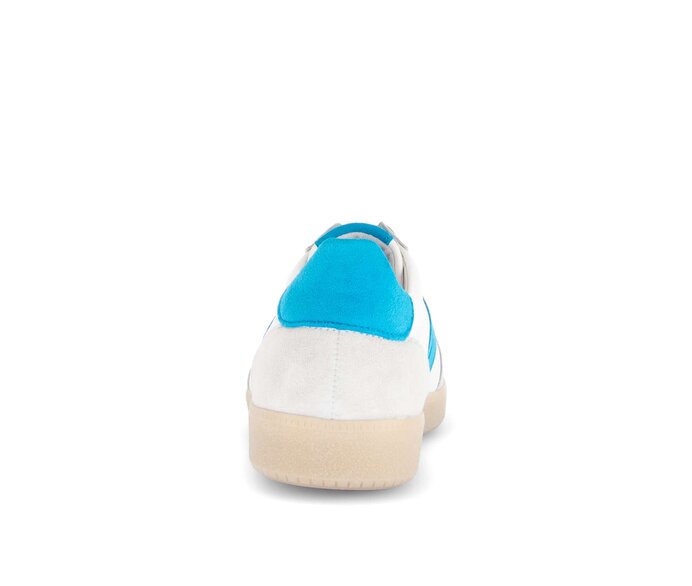 Gabor Damen  Sneaker Low Blau - Materialmix Leder