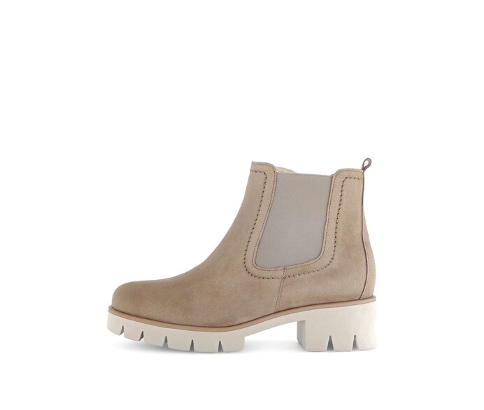 Gabor Damen Chelsea Boot Braun - Rauleder
