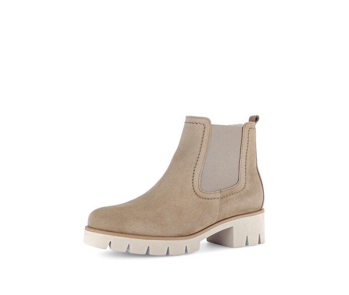 Gabor Damen  Chelsea Boot Braun - Rauleder
