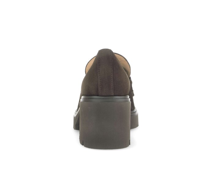 Gabor Damen  Hochfrontpumps Braun - Rauleder