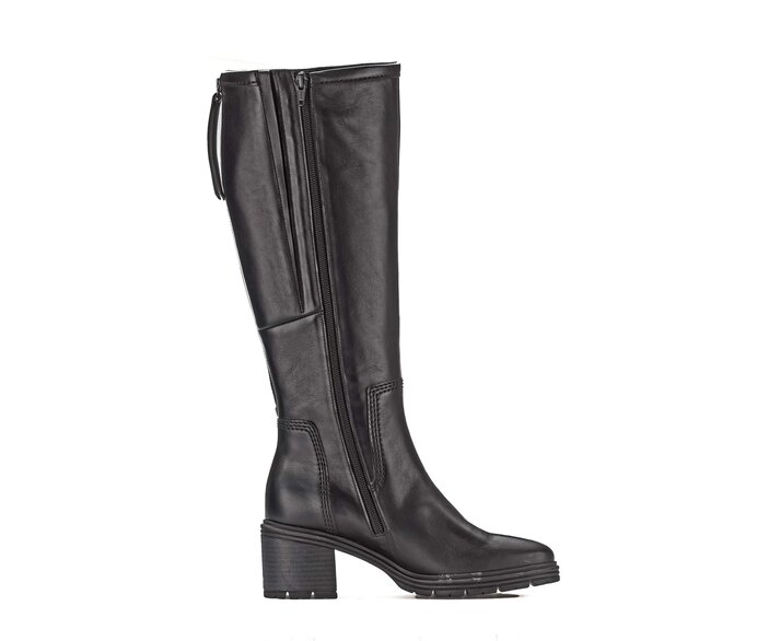 Gabor Damen  Sportlicher Stiefel Schwarz - Glattleder