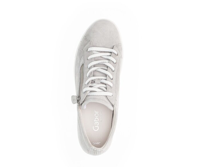 Gabor Damen  Sneaker Low Grau - Rauleder