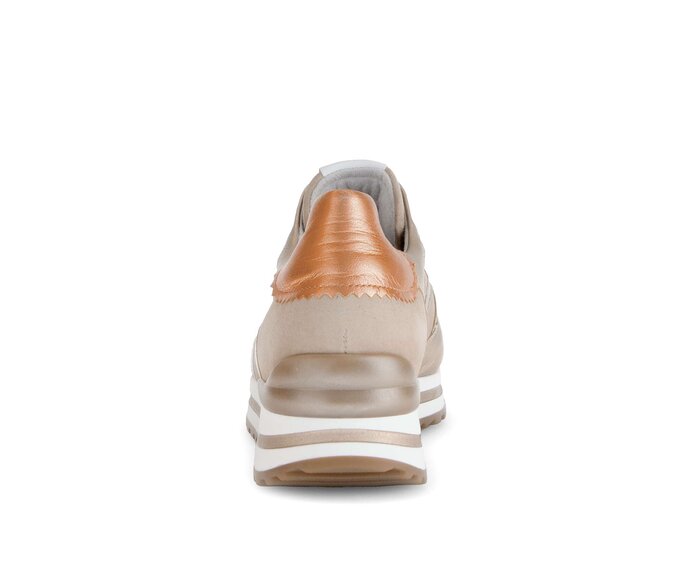Gabor Damen  Sneaker Low Braun - Materialmix Leder