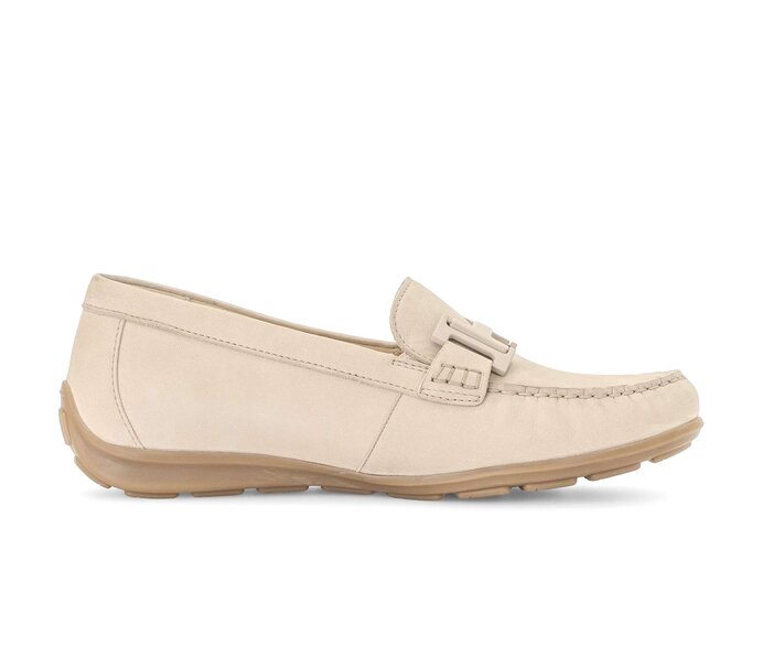 Gabor Damen  Mokassin Beige - Rauleder