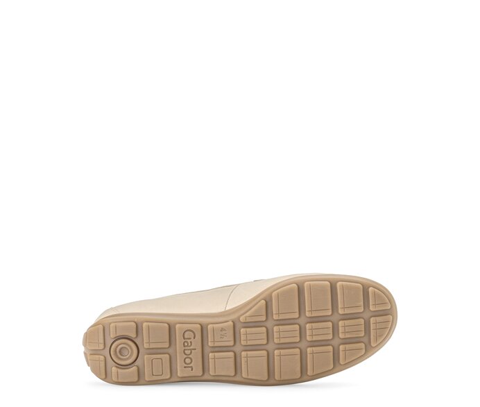 Gabor Damen  Mokassin Beige - Rauleder