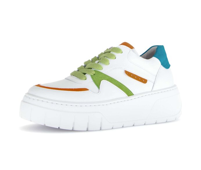 Gabor Damen  Sneaker Low Weiß - Glattleder