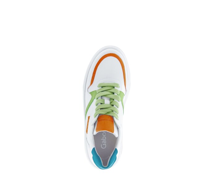 Gabor Damen  Sneaker Low Weiß - Glattleder