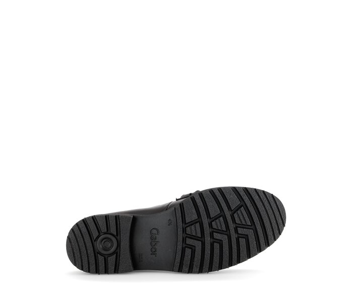 Gabor Damen  Loafer Schwarz - Glattleder