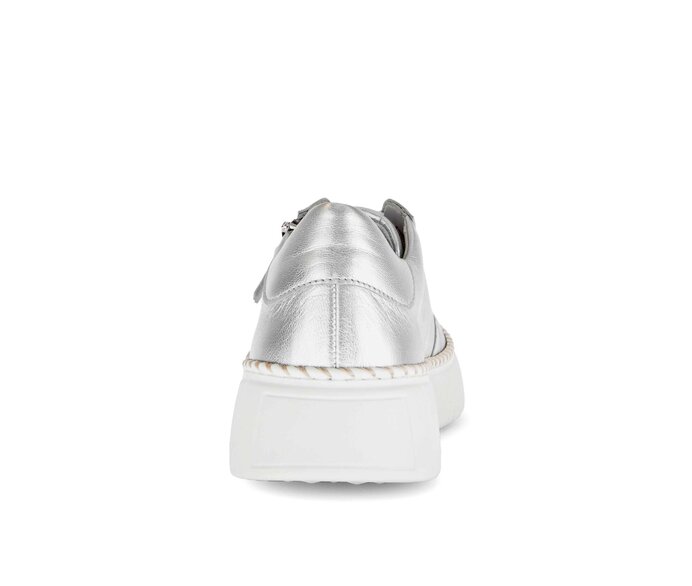 Gabor Damen  Sneaker Low Silber - Effektleder