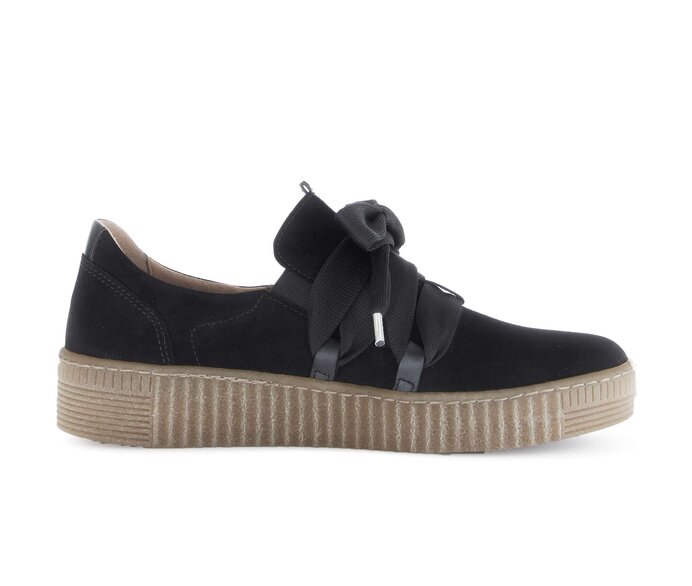 Gabor Damen  Sneaker Low Schwarz - Rauleder