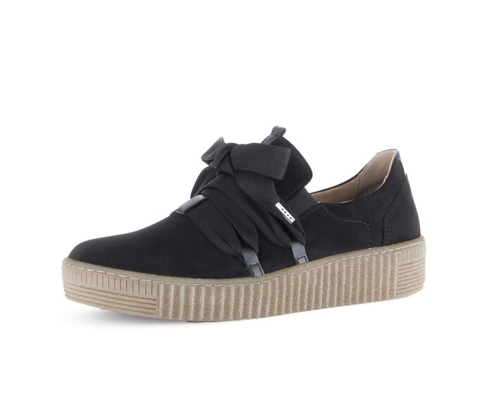 Gabor Damen  Sneaker Low Schwarz - Rauleder