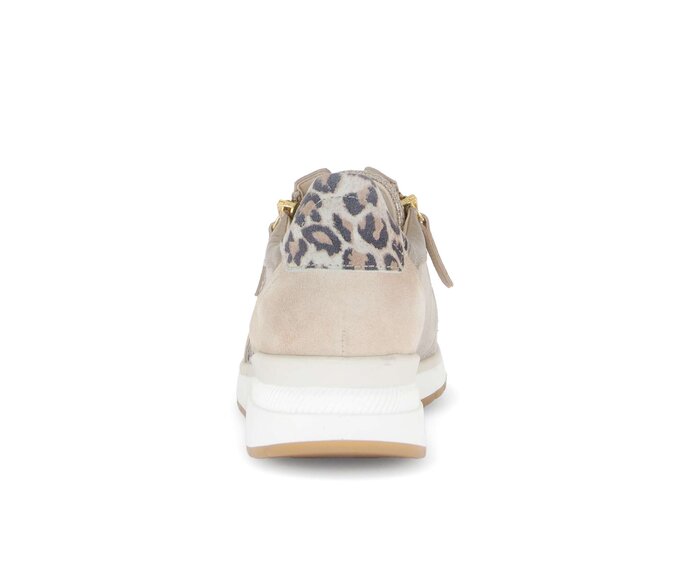 Gabor Damen  Sneaker Low Beige - Materialmix Leder/Lederimitat