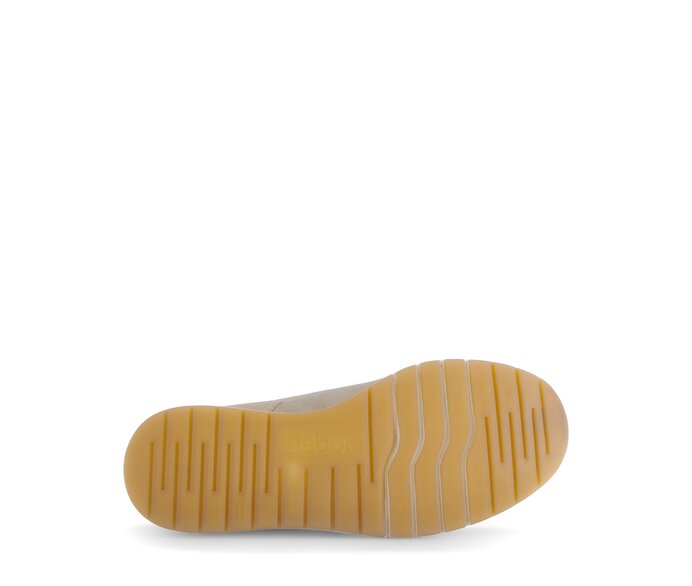 Gabor Damen  Sneaker Low Beige - Materialmix Leder/Lederimitat
