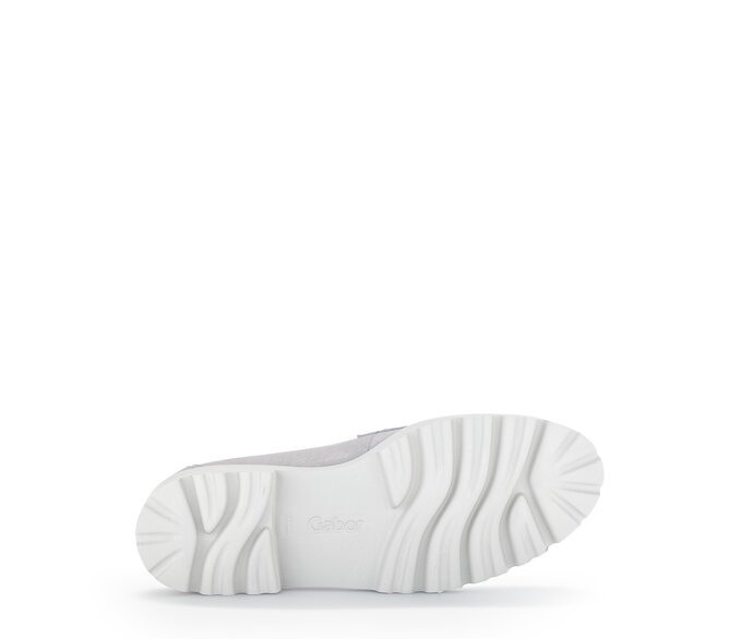 Gabor Damen  Loafer Grau - Rauleder