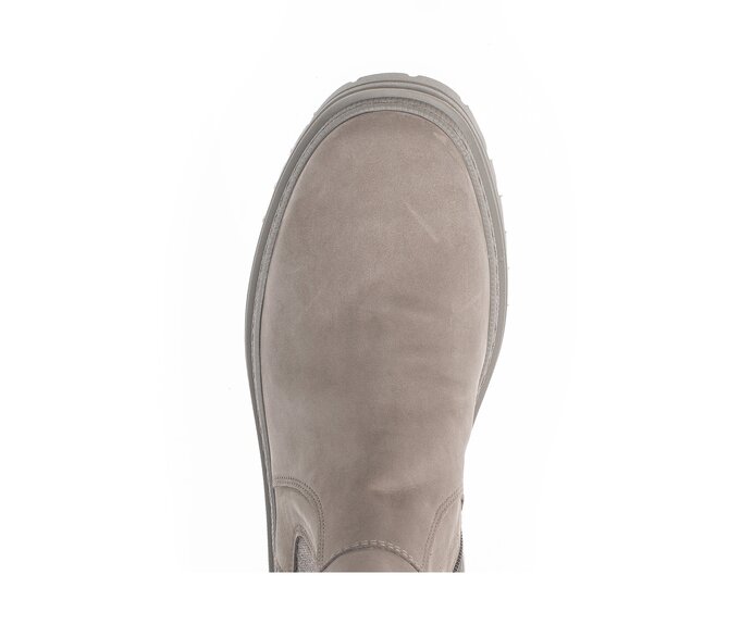 Gabor Damen  Chelsea Boot Grau - Rauleder