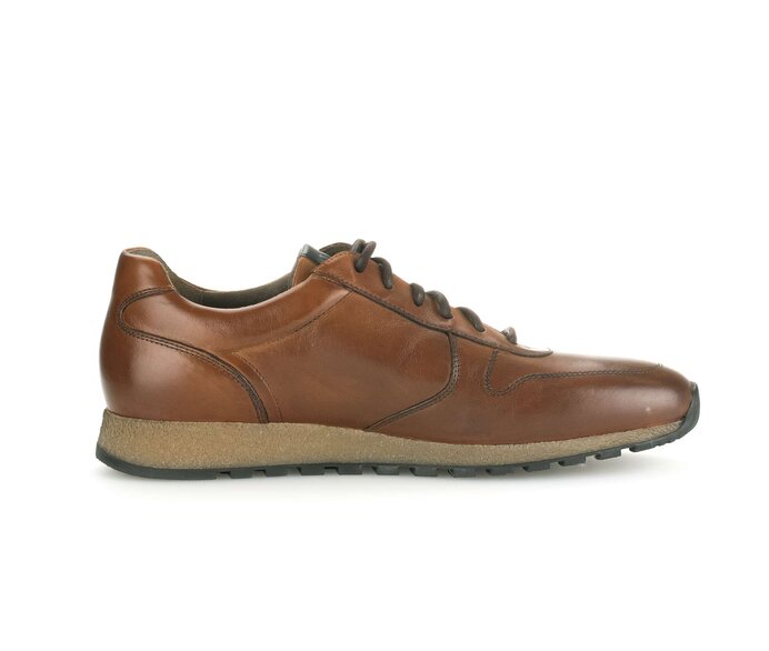 Pius Gabor Herren Sneaker Low Braun - Glattleder