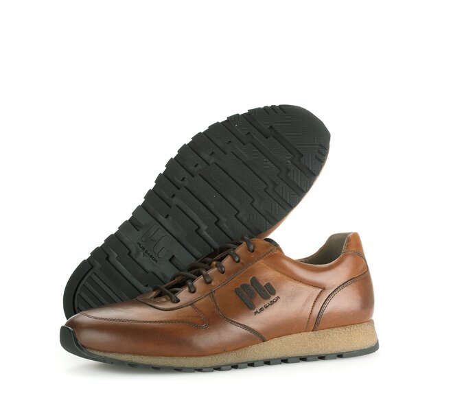 Pius Gabor Herren Sneaker Low Braun - Glattleder