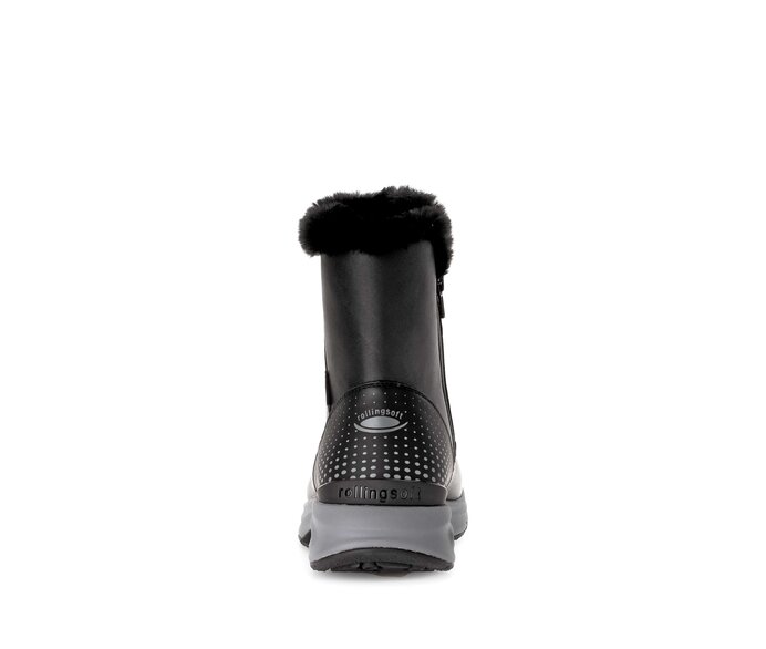 Gabor Damen  Winterstiefelette Schwarz - Glattleder