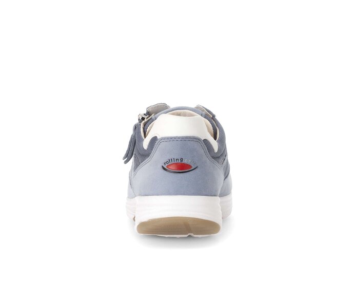 Gabor Damen  Sneaker Low Blau - Materialmix Leder/Lederimitat