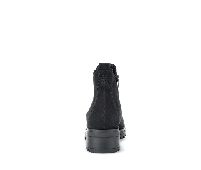 Gabor Damen  Chelsea Boot Schwarz - Rauleder