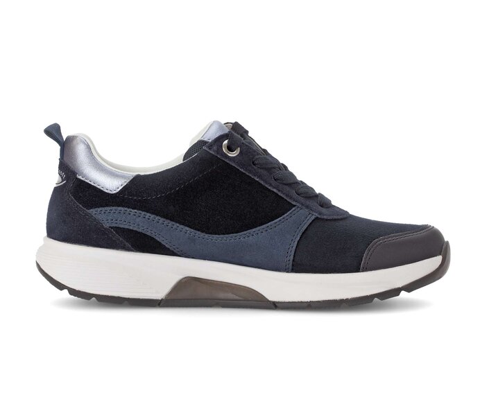 Gabor Damen  Sneaker Low Blau - Materialmix Leder/Lederimitat