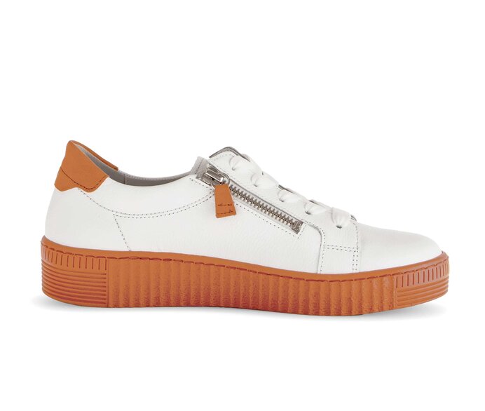 Gabor Damen  Sneaker Low Weiß - Glattleder