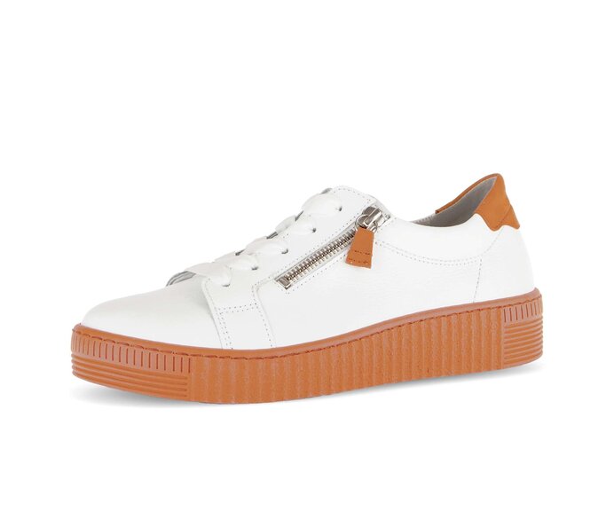 Gabor Damen  Sneaker Low Weiß - Glattleder