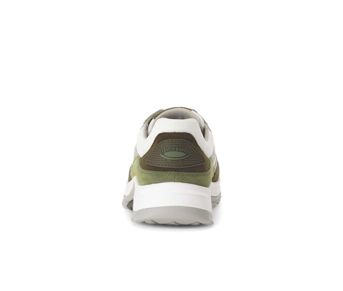 Gabor Herren Rollingsoft Sneaker Low Grün - Materialmix Leder/Textil