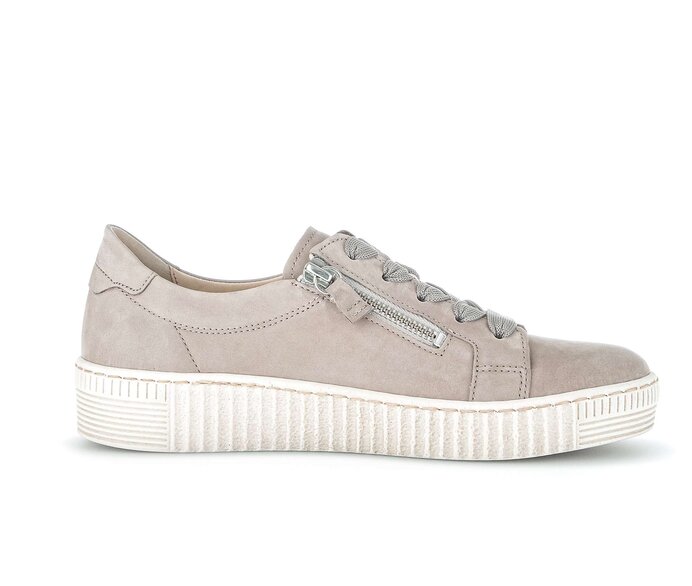 Gabor Damen  Sneaker Low Grau - Rauleder