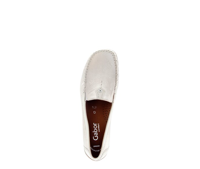Gabor Damen  Mokassin Gold - Materialmix Leder