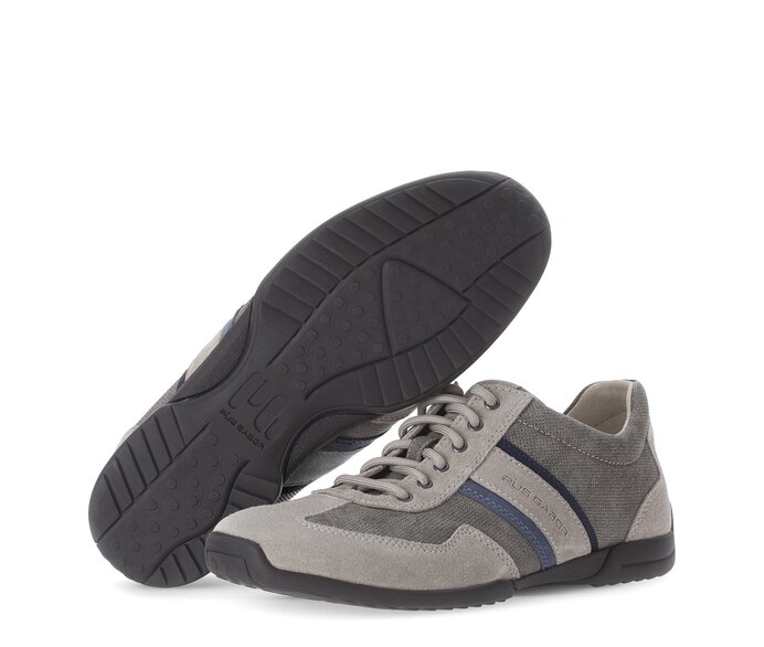 Pius Gabor Herren Sneaker Low Grau - Materialmix Leder/Lederimitat