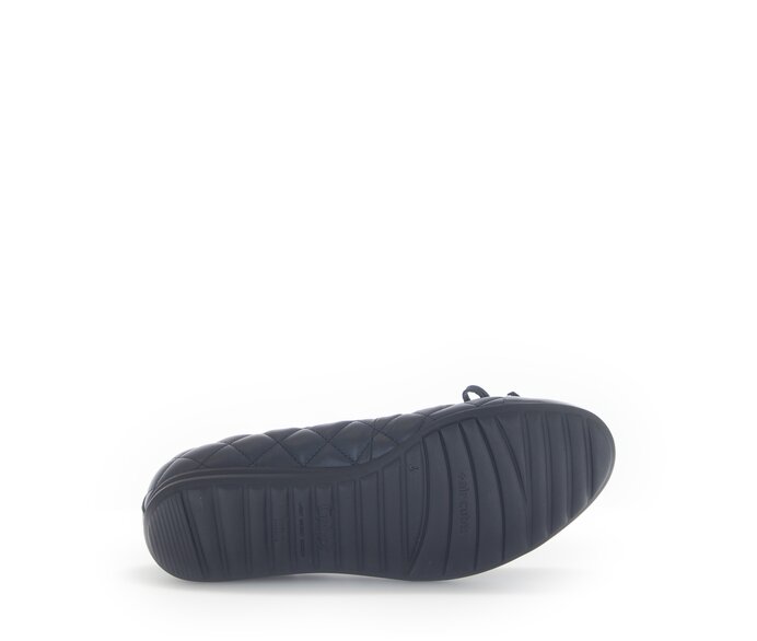 Gabor Damen  Sportliche Ballerina Blau - Glattleder