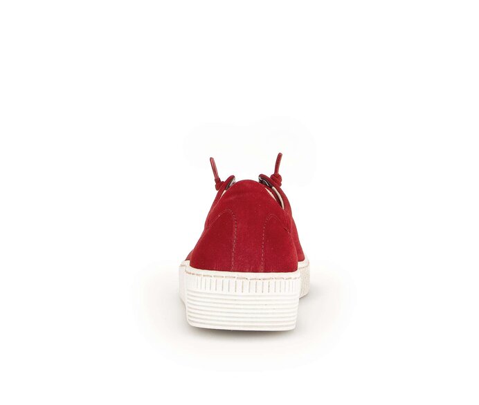 Gabor Damen  Sneaker Low Rot - Rauleder