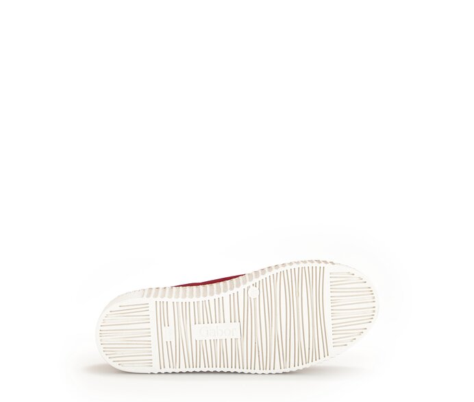 Gabor Damen  Sneaker Low Rot - Rauleder