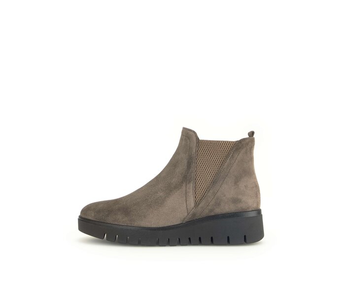 Gabor Damen Chelsea Boot Grau - Rauleder