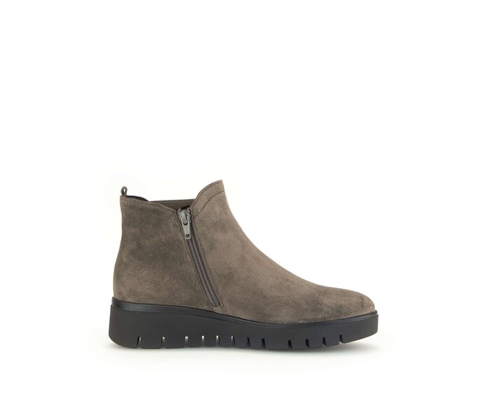 Gabor Damen  Chelsea Boot Grau - Rauleder