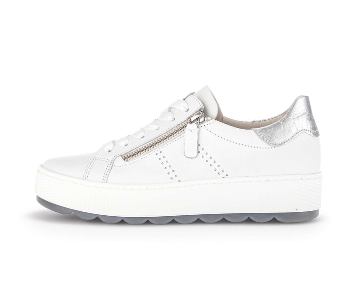 Gabor Damen Sneaker Low Weiß - Glattleder
