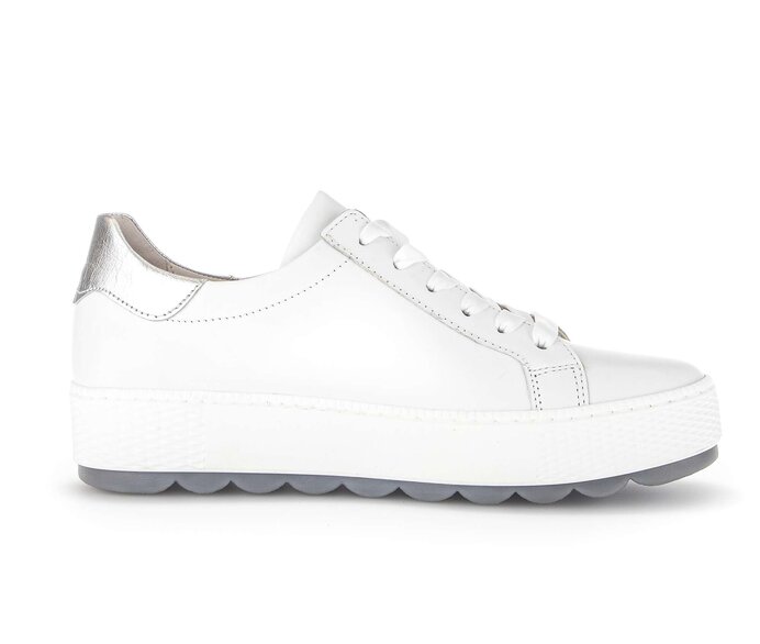 Gabor Damen  Sneaker Low Weiß - Glattleder