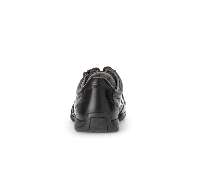 Pius Gabor Herren Sneaker Low Schwarz - Glattleder